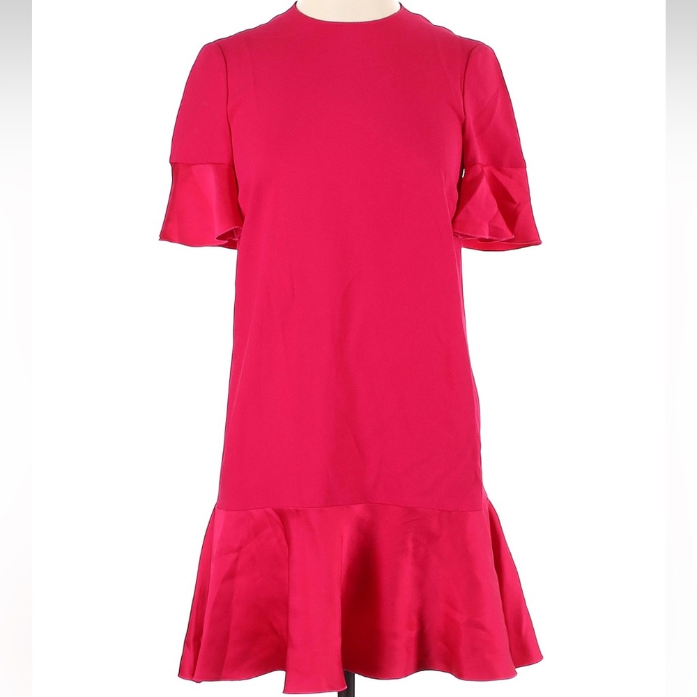 RED Valentino Dropwaist Fuchsia Dress Size 0 / EU 36